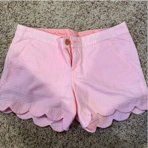 Lilly Pulitzer Pink Scalloped Shorts